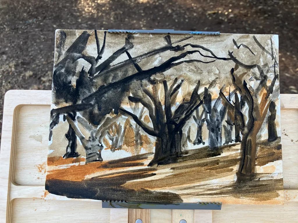 Twilight Orchard Paths