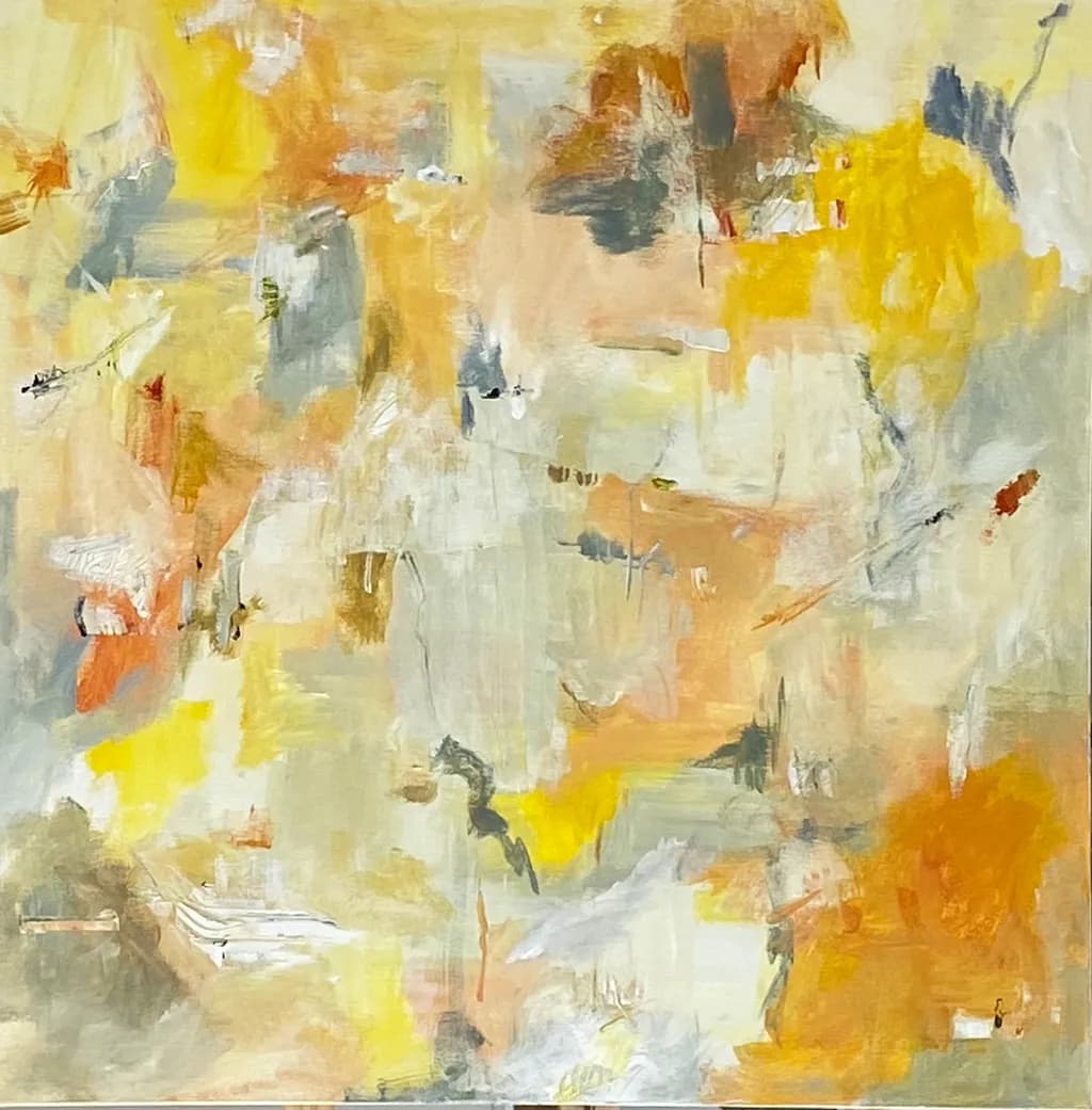 Quiet Warmth: A Study in Yellow and Gray