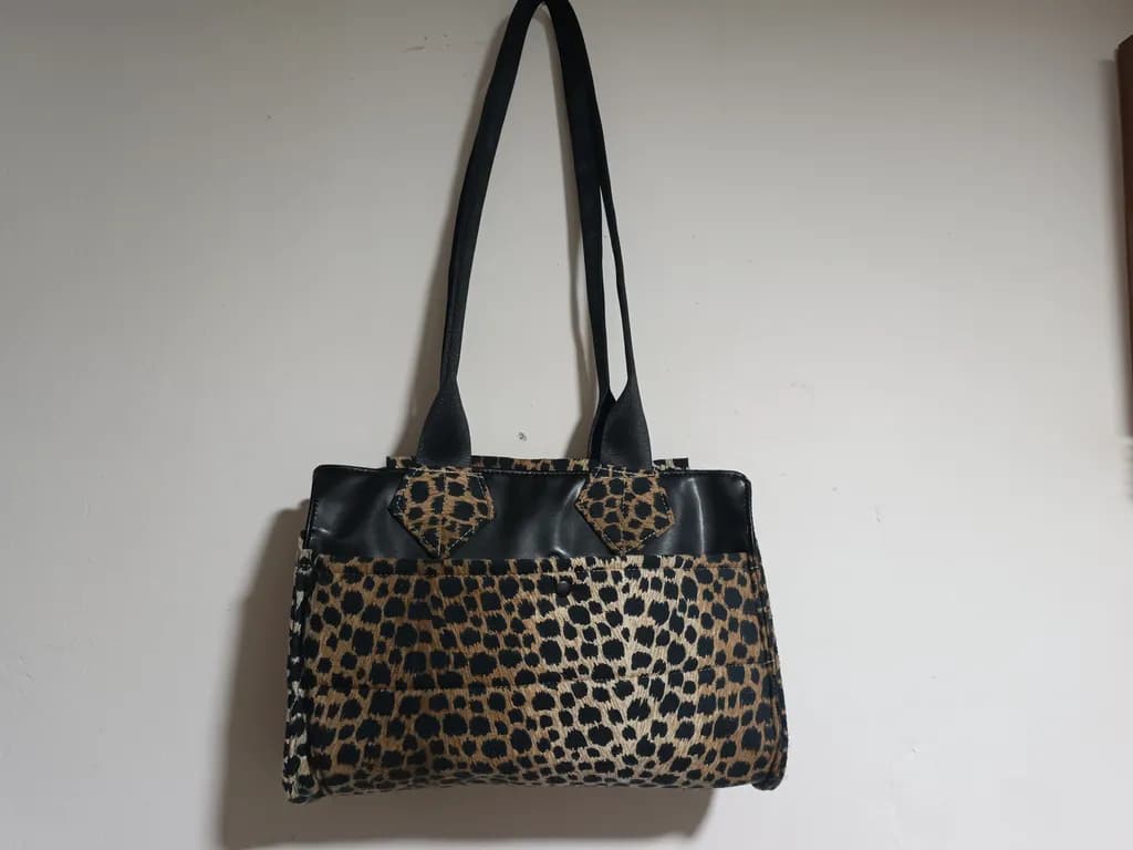 Leopard Patchwork Tote