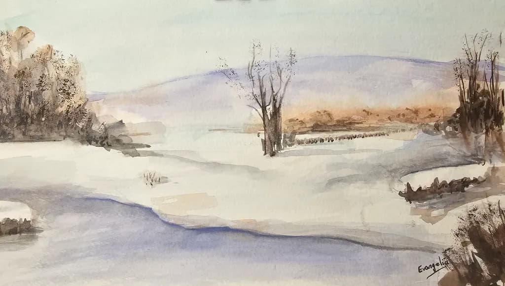 Blue and Grey Serenity