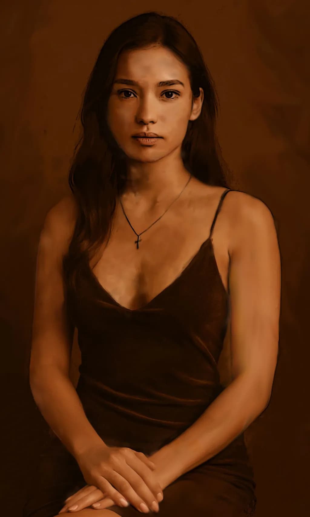 Ethereal Elegance: A Portrait of Poise and Serenity