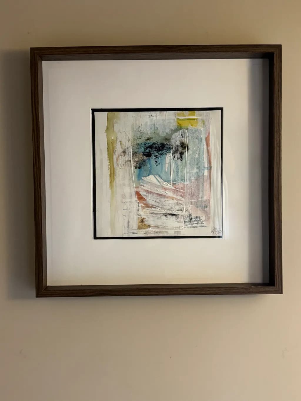 Whispers of Serenity: An Abstract Journey Through Color and Texture