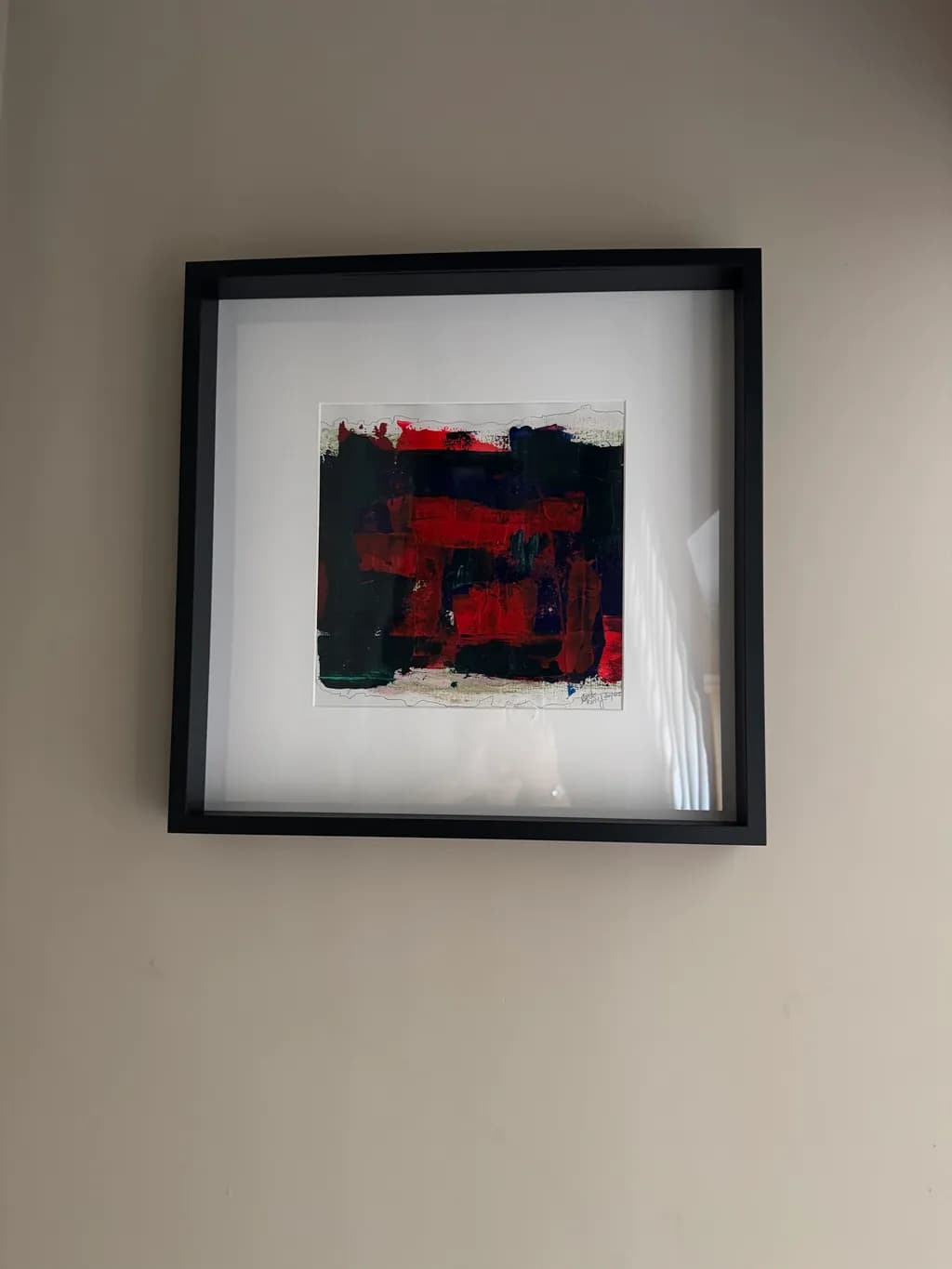 Crimson Echoes: A Bold Exploration of Color and Emotion in Abstract Art