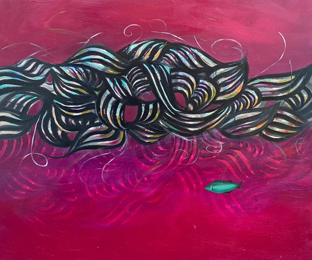 Whispers of the Deep: A Dance of Color and Form in Oceanic Harmony