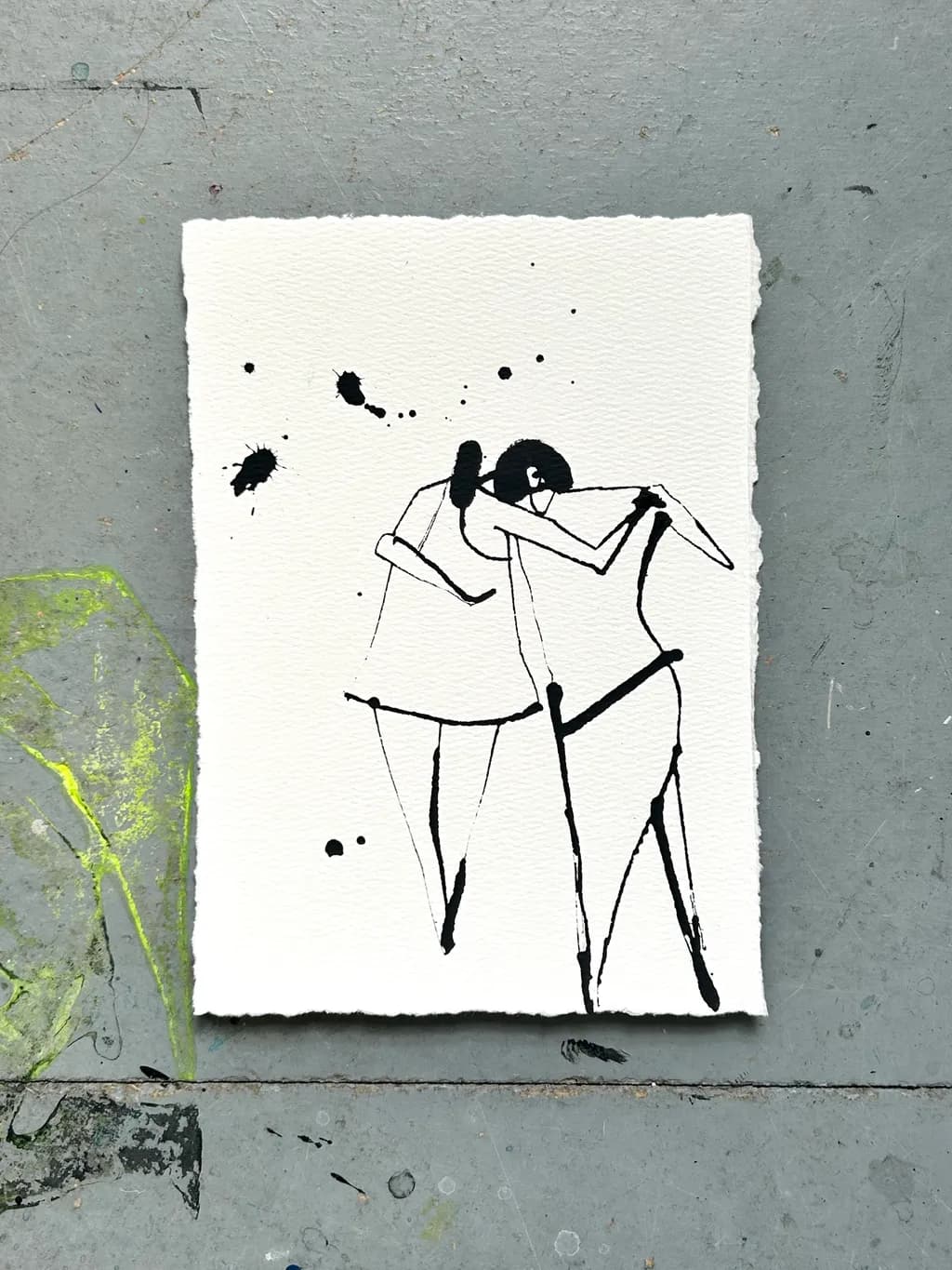 Abstract Figures Ink