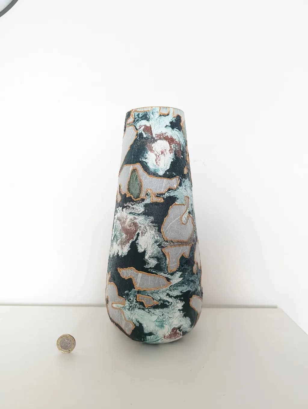 Whispers of Nature: A Handcrafted Vase Inspired by Earth’s Textures and Tones
