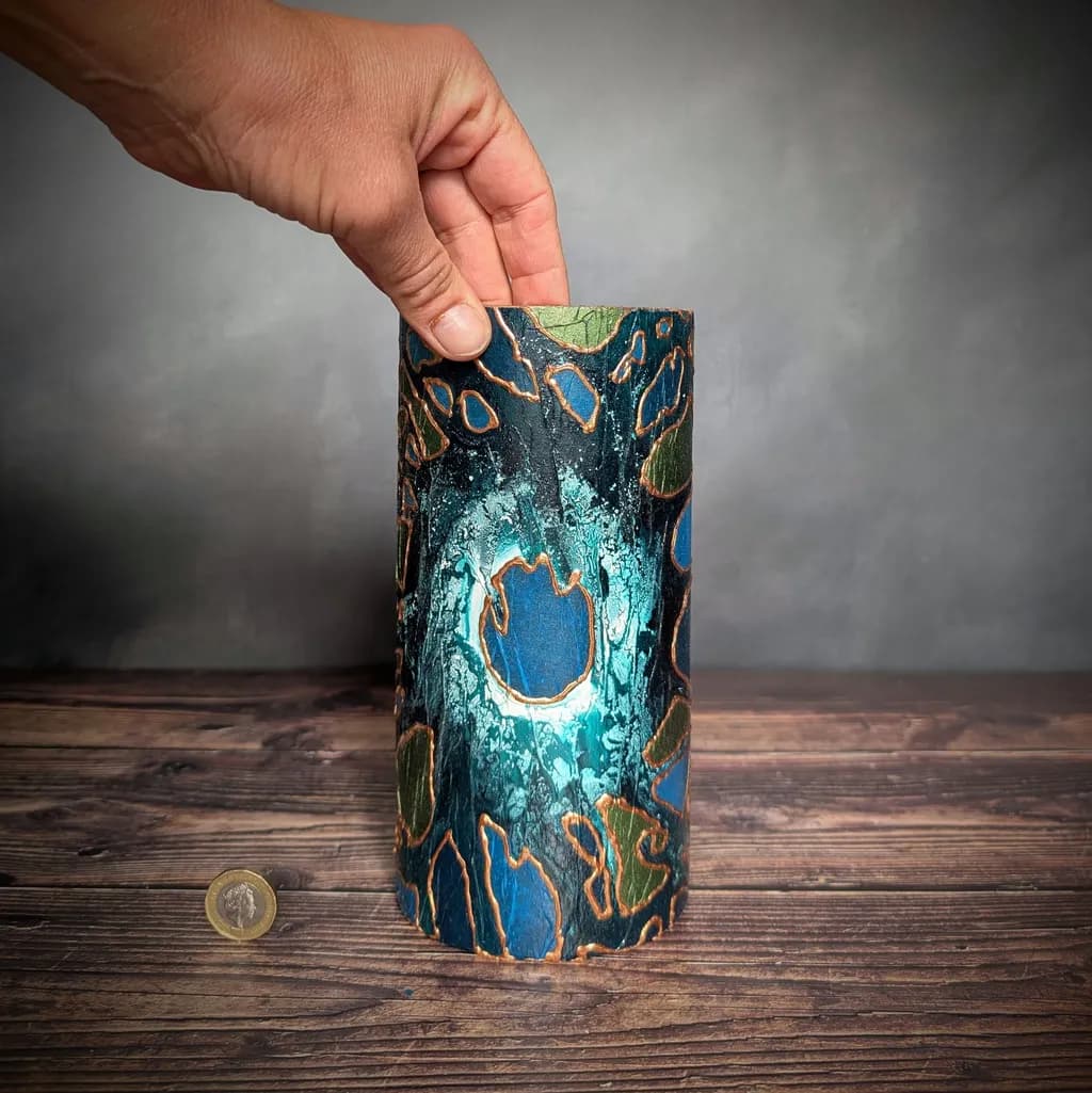 Whispers of Nature: A Handcrafted Vessel Inspired by Earth’s Palette