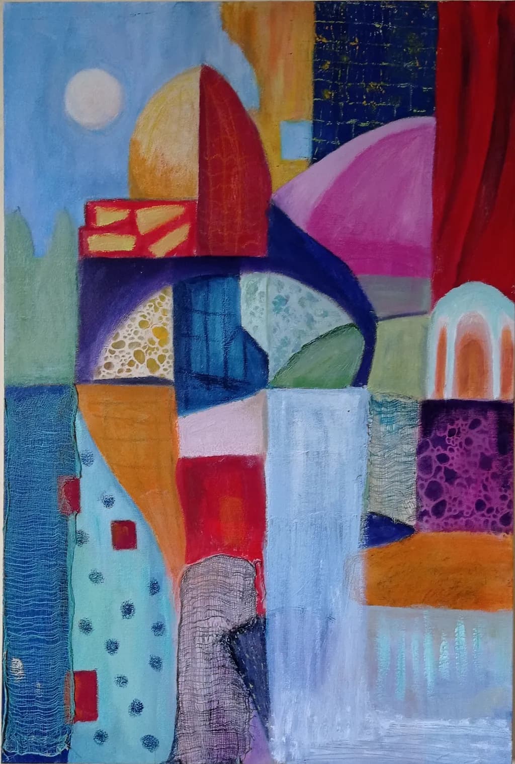 Whispers of Color: An Abstract Journey Through Geometric Dreams
