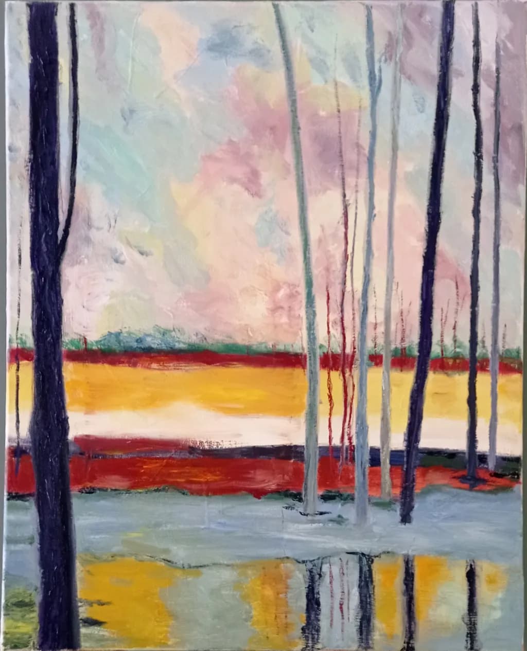 Whispers of Color: A Serene Reflection on Nature's Palette