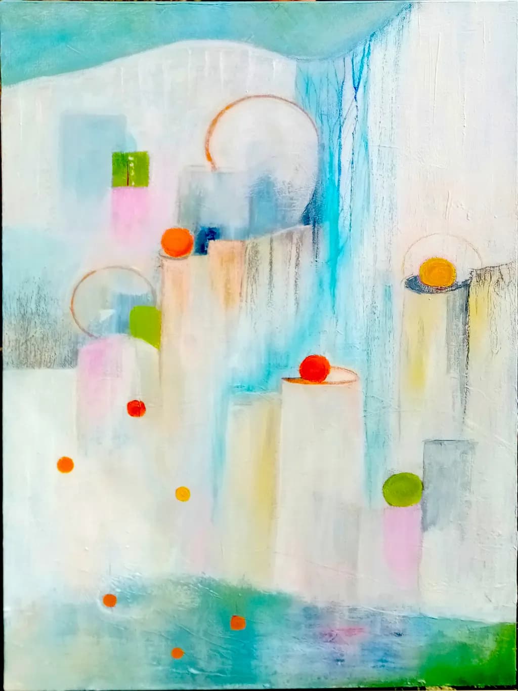 Whispers of Color: A Journey Through Abstract Landscapes