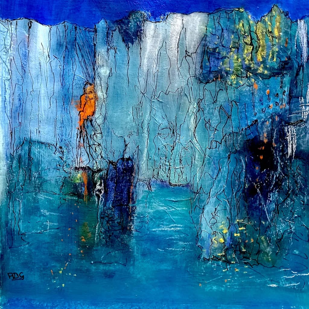 Whispers of the Deep: A Journey Through Color and Form in Abstract Expressionism