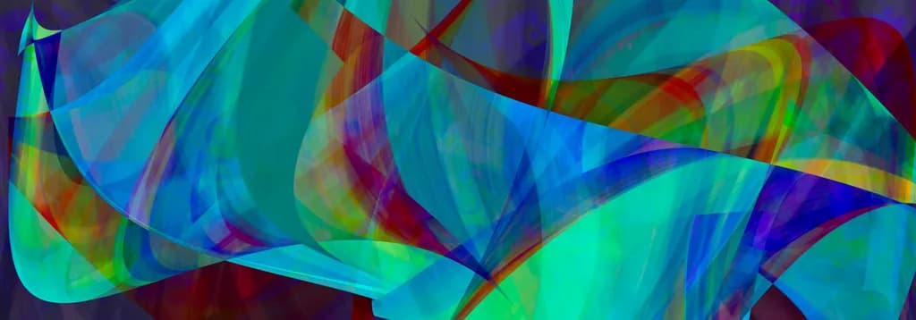 Vibrant Whispers: A Dance of Color and Light in Abstract Harmony