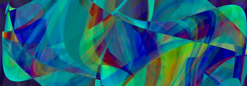 Vibrant Waves of Color: An Abstract Journey Through Light and Motion