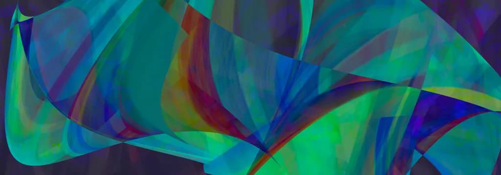 Vibrant Whispers: A Dance of Colorful Fluidity in Abstract Art