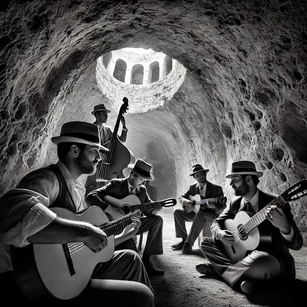 HARMONÍA EN LA OSCURIDAD: UN ENCUENTRO MUSICAL EN EL ABISMO DEL TIEMPO