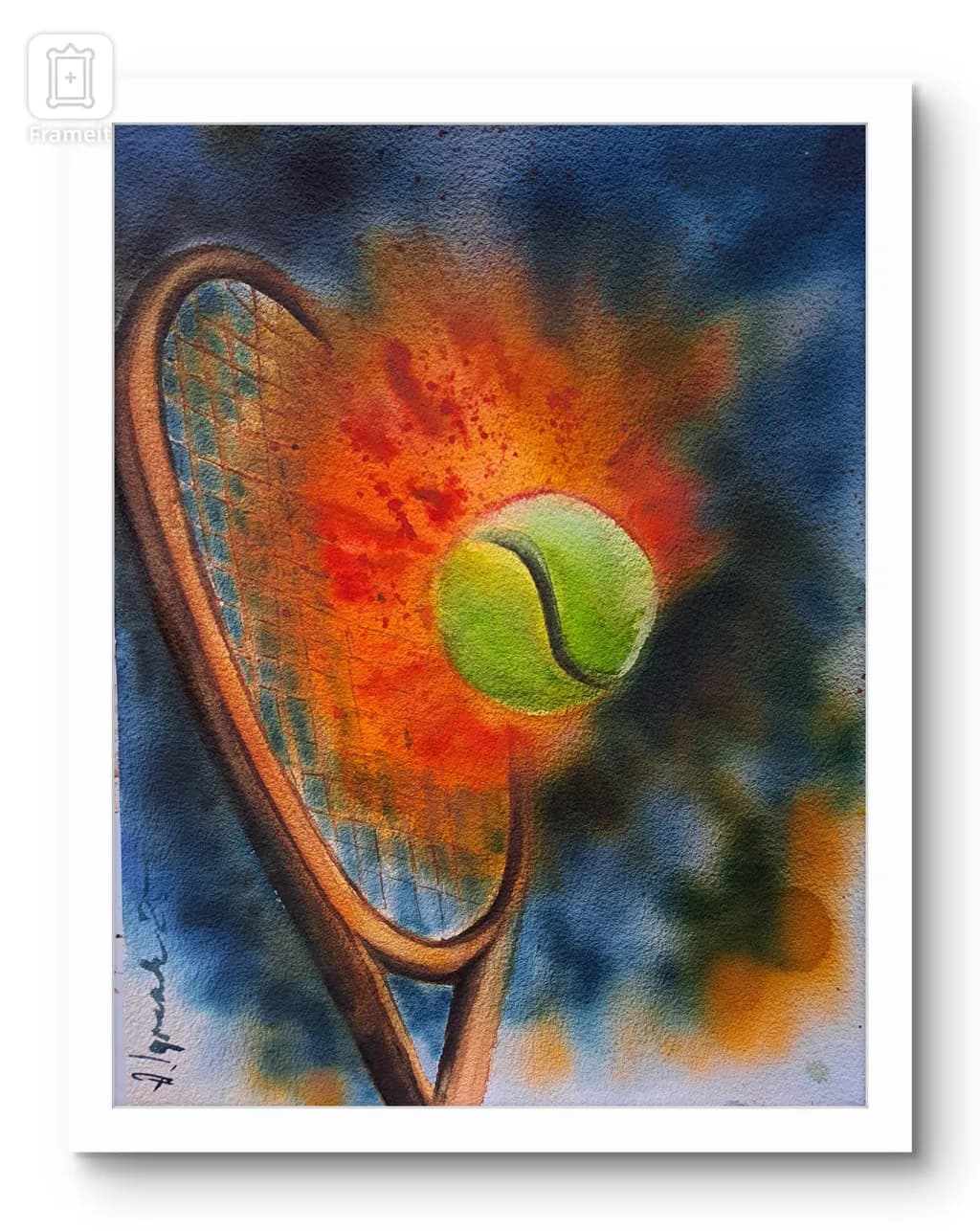Dynamic Impact: The Energy of Tennis in Motion
