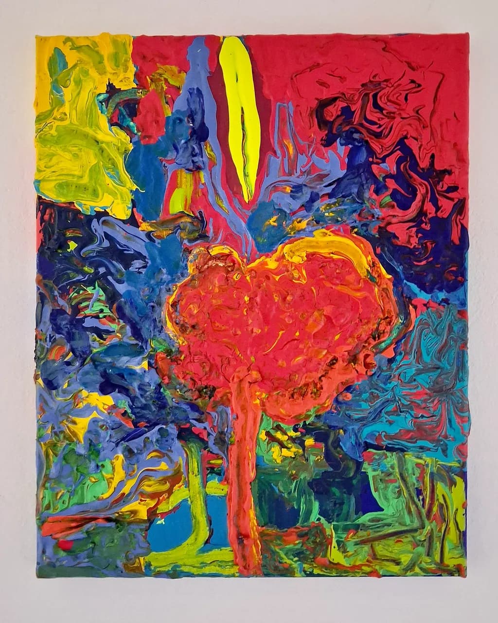 Vibrant Heart: A Kaleidoscope of Colorful Emotion
