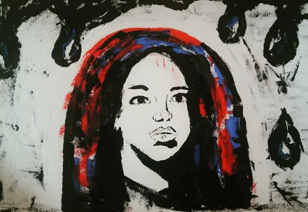Whispers of Emotion: A Portrait of Resilience and Mystery