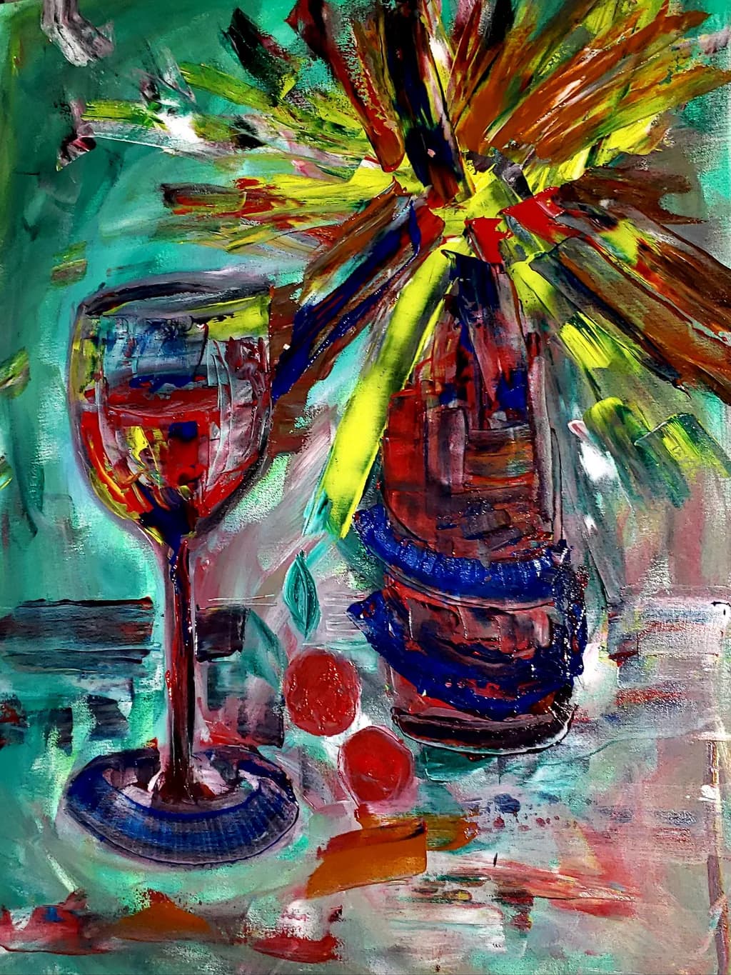 Vibrant Whispers: A Toast to Colorful Moments