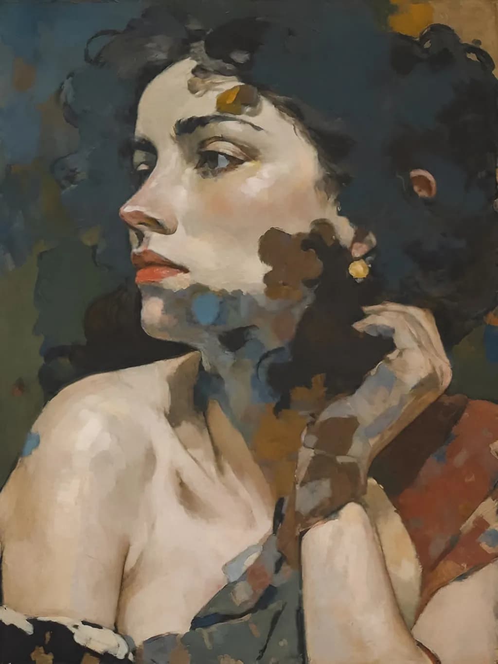 Whispers of Elegance: A Portrait of Timeless Beauty