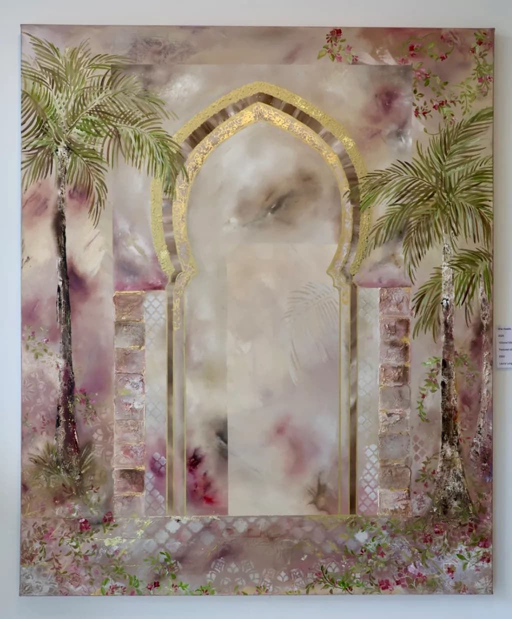 Whispers of the Oasis: A Dreamy Escape Through Golden Arches and Lush Palms