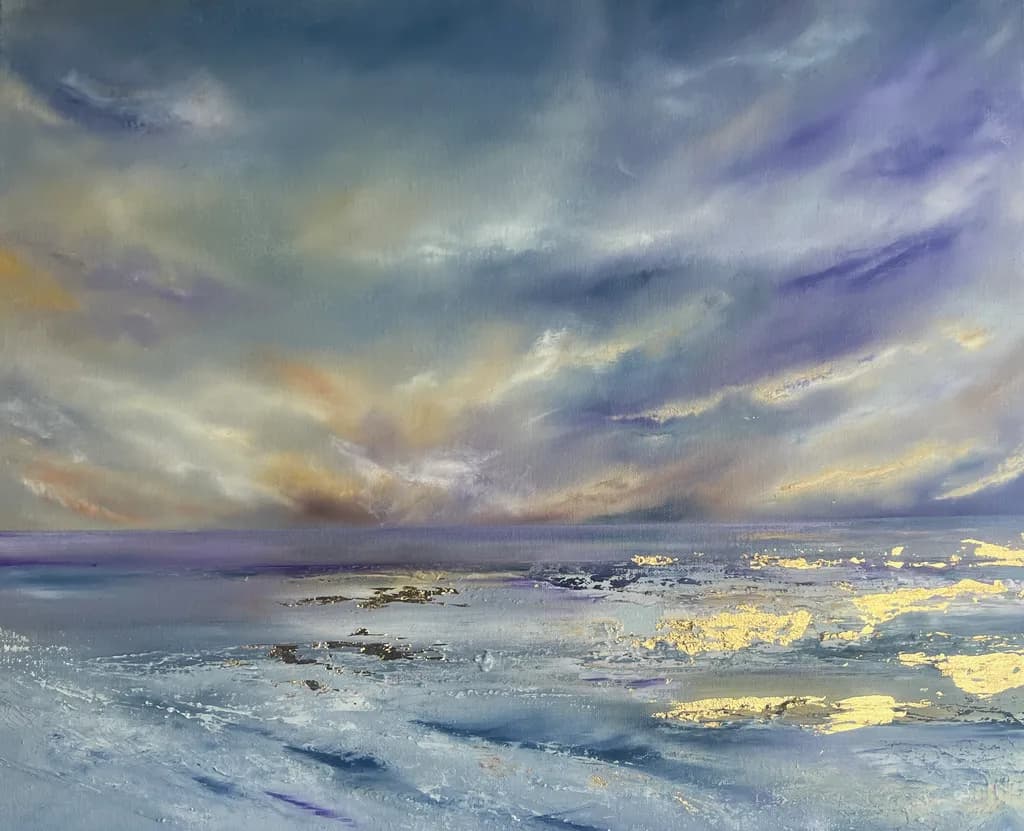 Whispers of the Ocean: A Dance of Light and Sky
