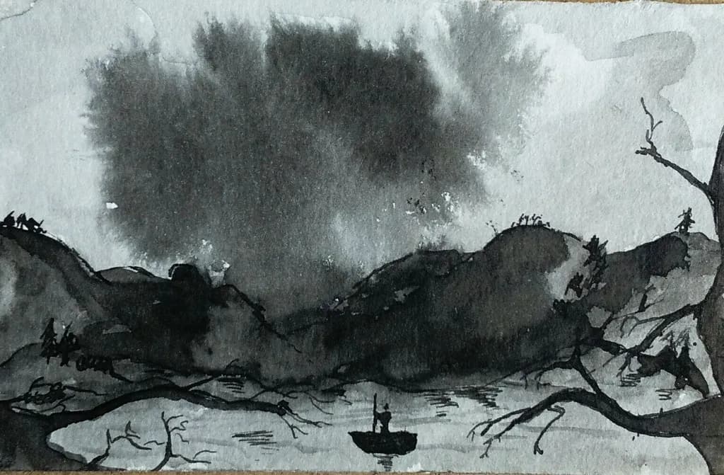 Whispers of the Mist: A Serene Journey Through Shadows and Reflections