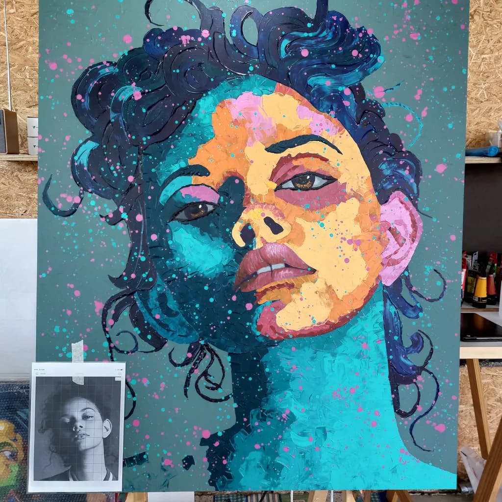 Vibrant Reflections: A Colorful Journey Through Identity and Expression