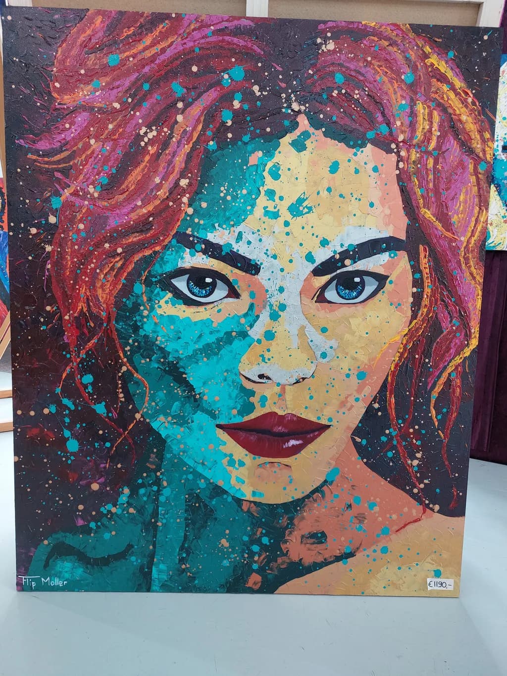 Vibrant Soul: A Splash of Color and Emotion in Portraiture