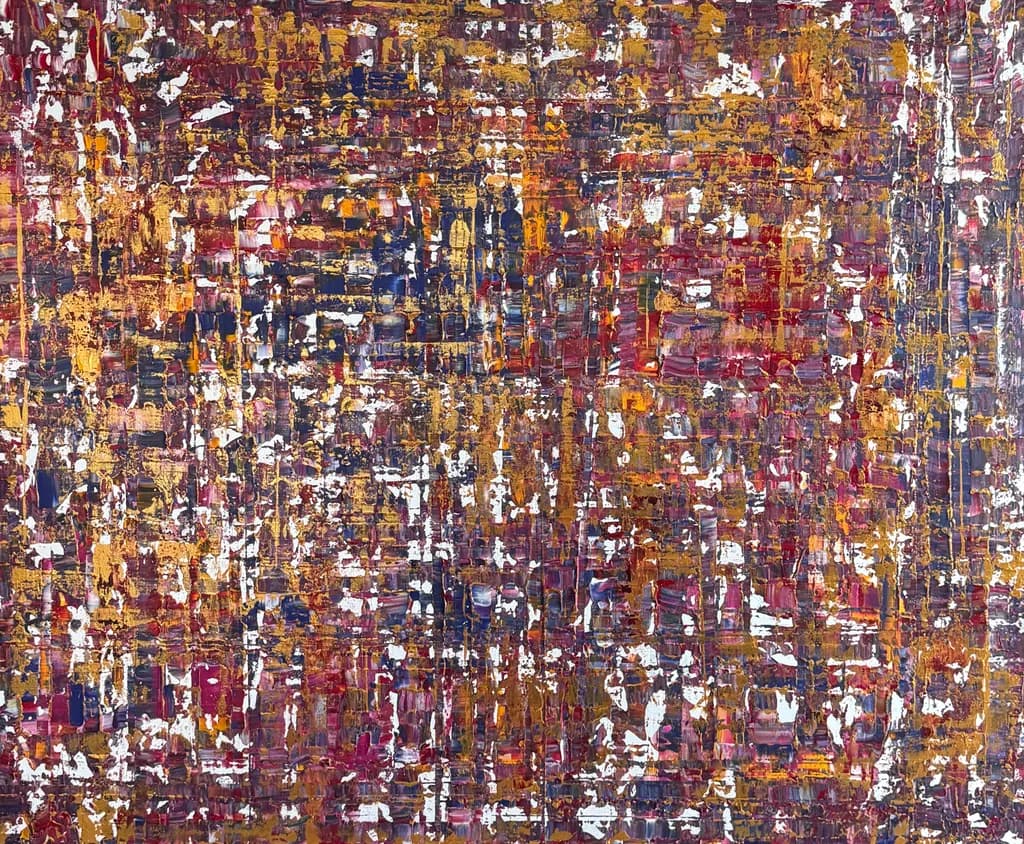 Vibrant Echoes: A Dance of Color and Texture in Abstract Expressionism