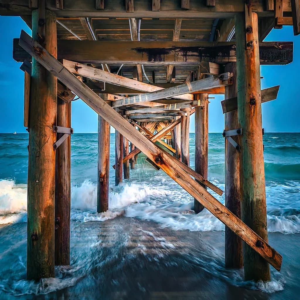 Myrtle Beach Dock Sunset