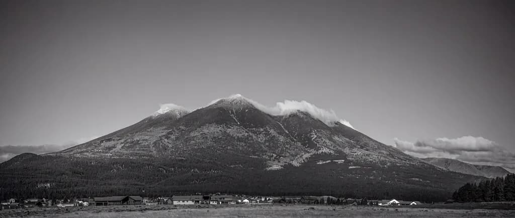 Cloud-Crowned Mountain Village