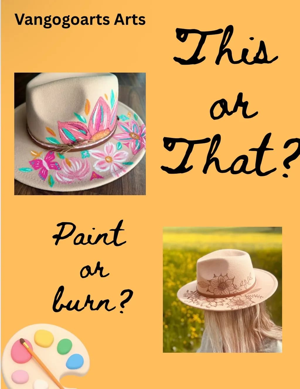 Floral Statement Hat