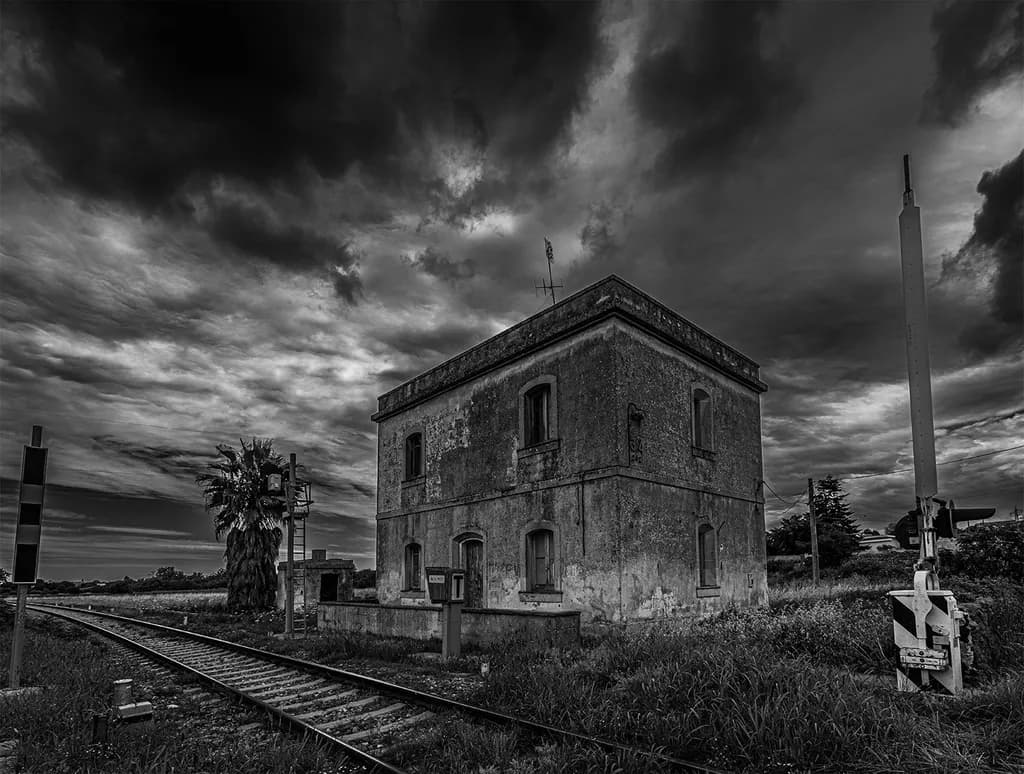 Whispers of Time: A Haunting Abandonment by the Tracks