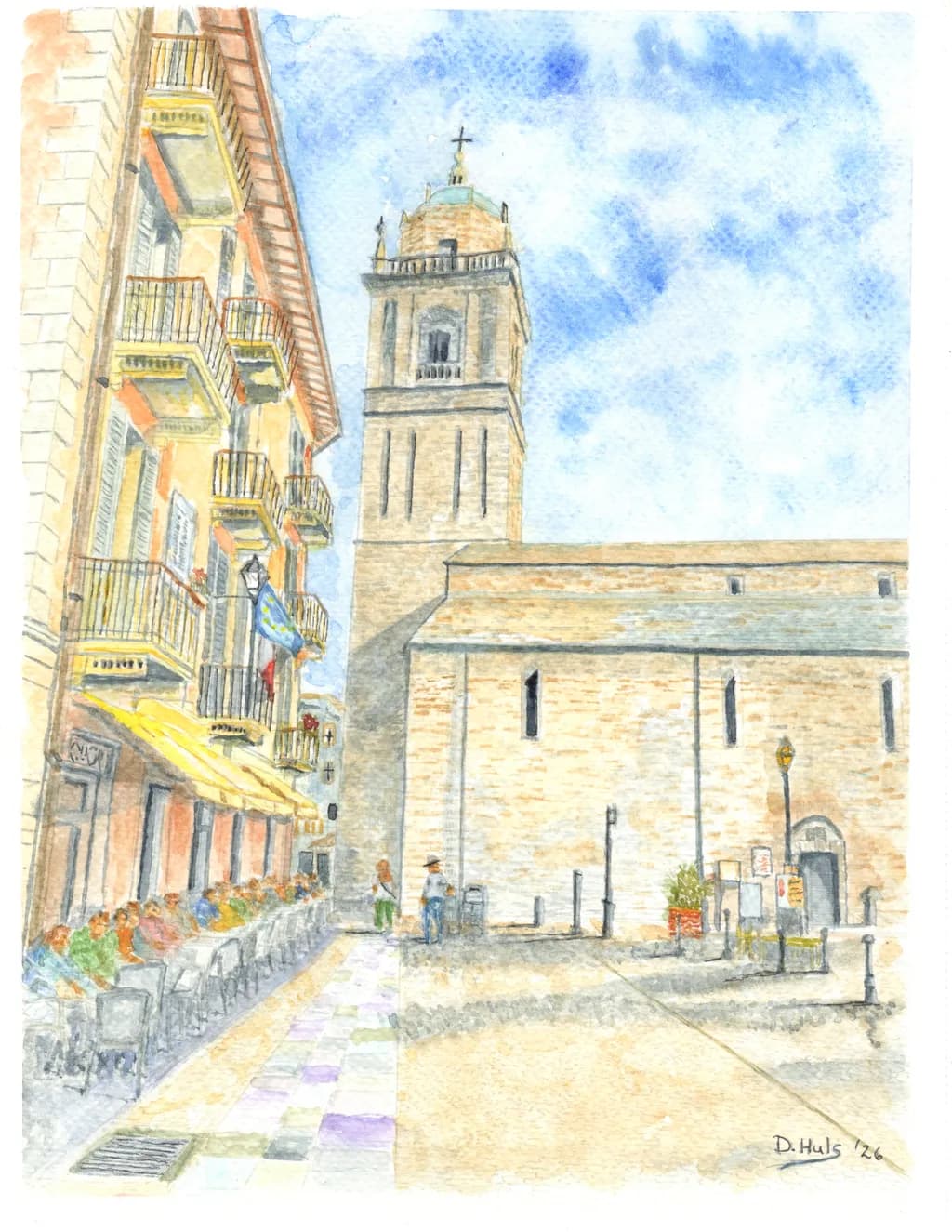 Lake Como Scene
