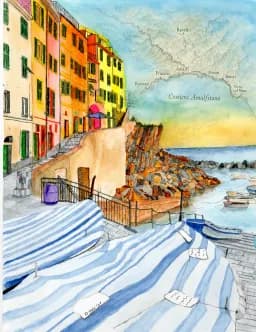 Amalfi Coast Map