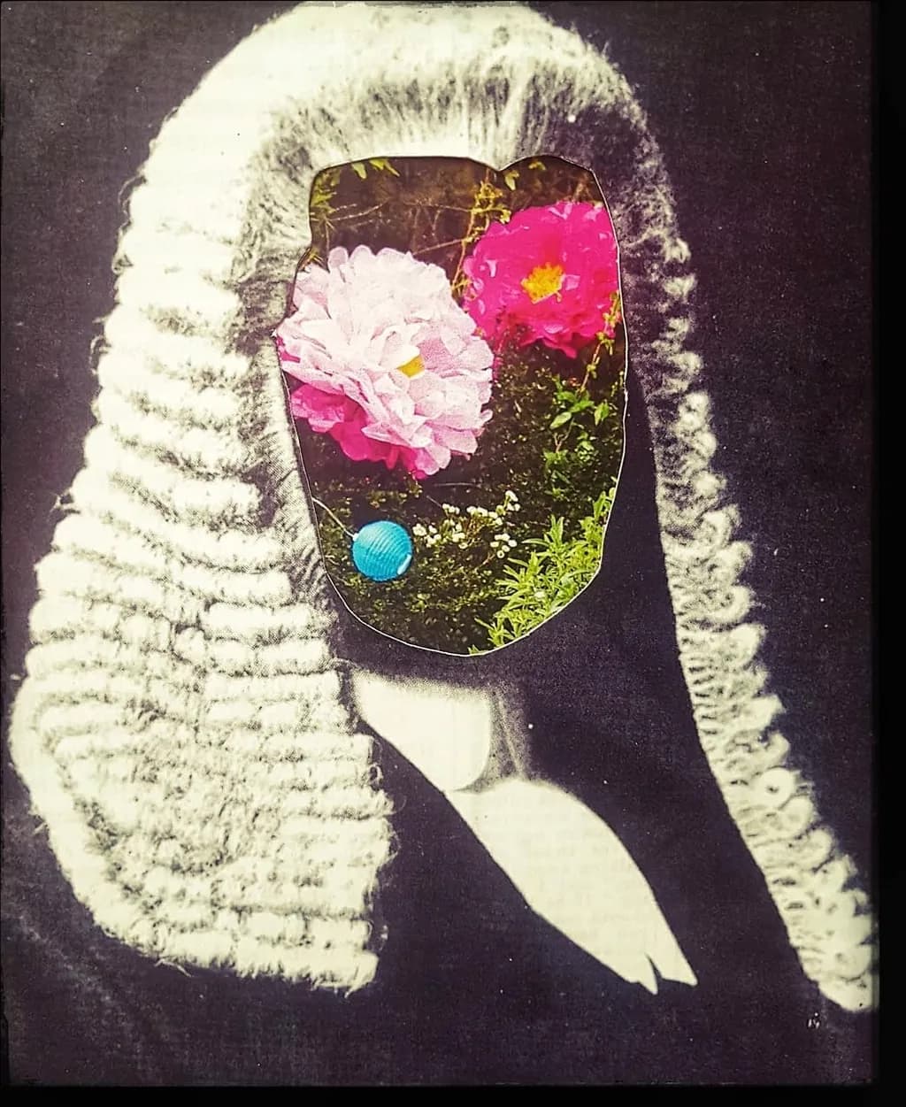 Whimsical Justice: A Floral Reflection on Tradition and Nature