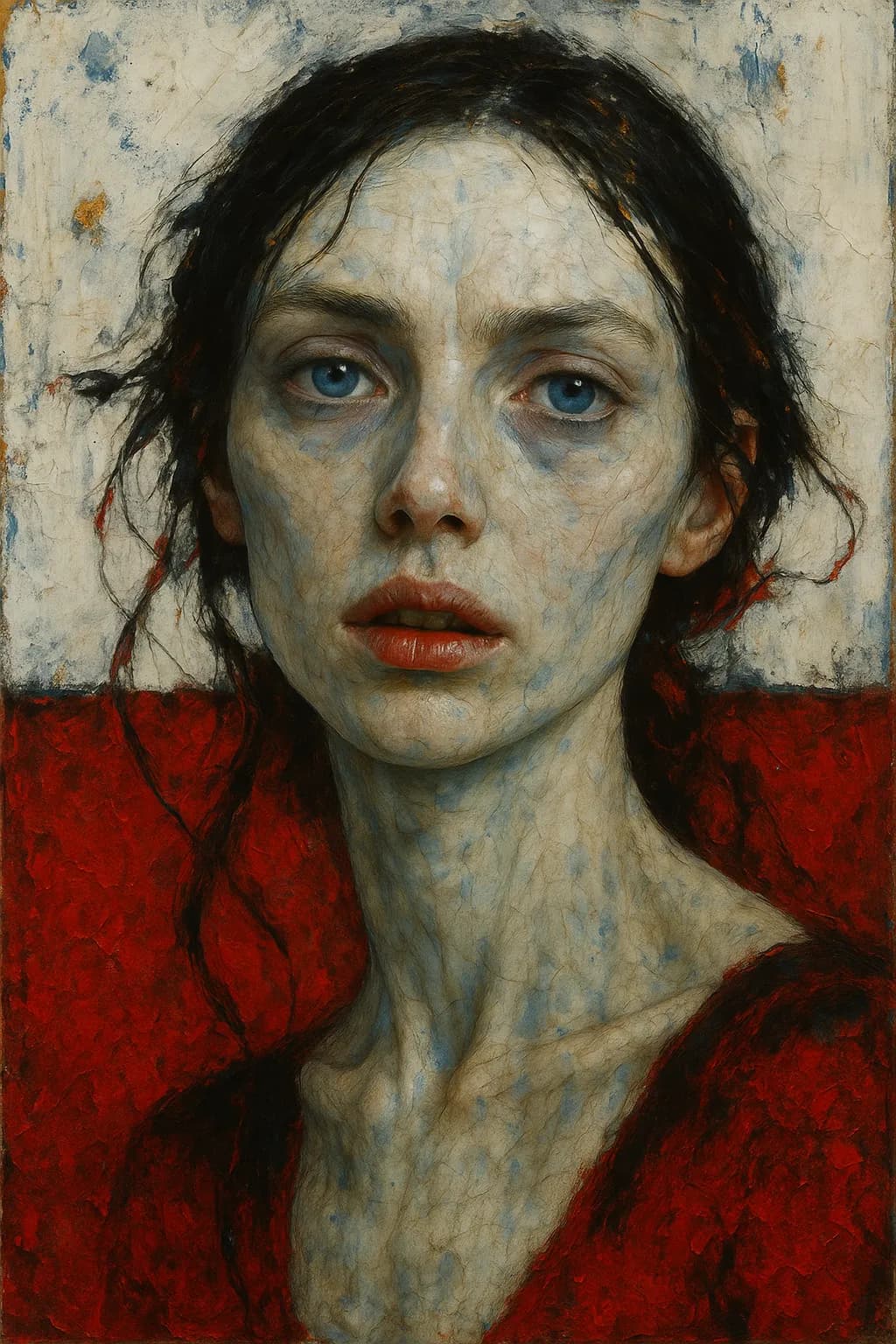 Whispers of Emotion: A Portrait of Depth and Contrast