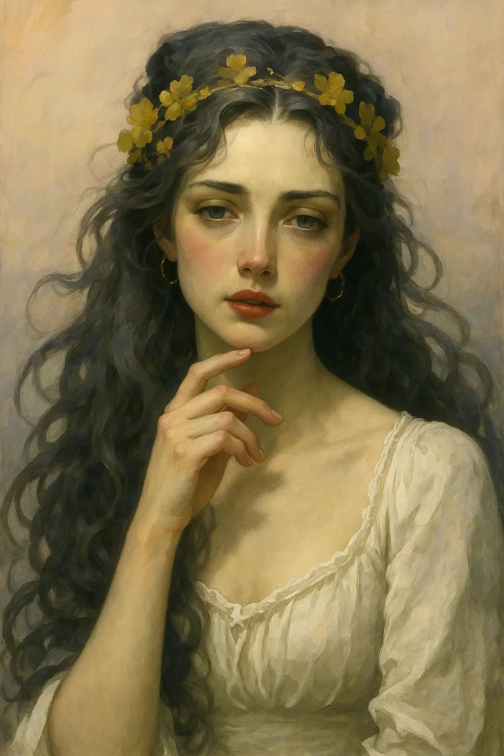 Whispers of Elegance: A Portrait of Timeless Beauty and Grace