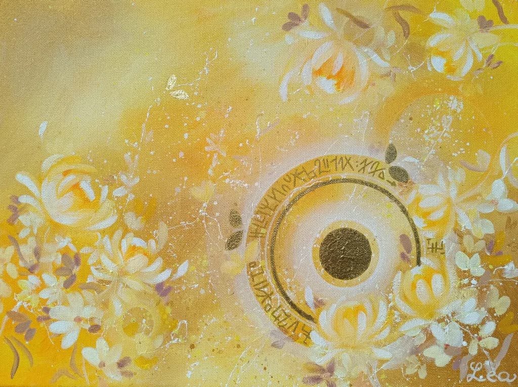 Golden Bloom Circle