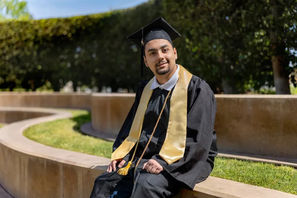 Celebrating Achievement: A Graduate's Joyful Moment in Time