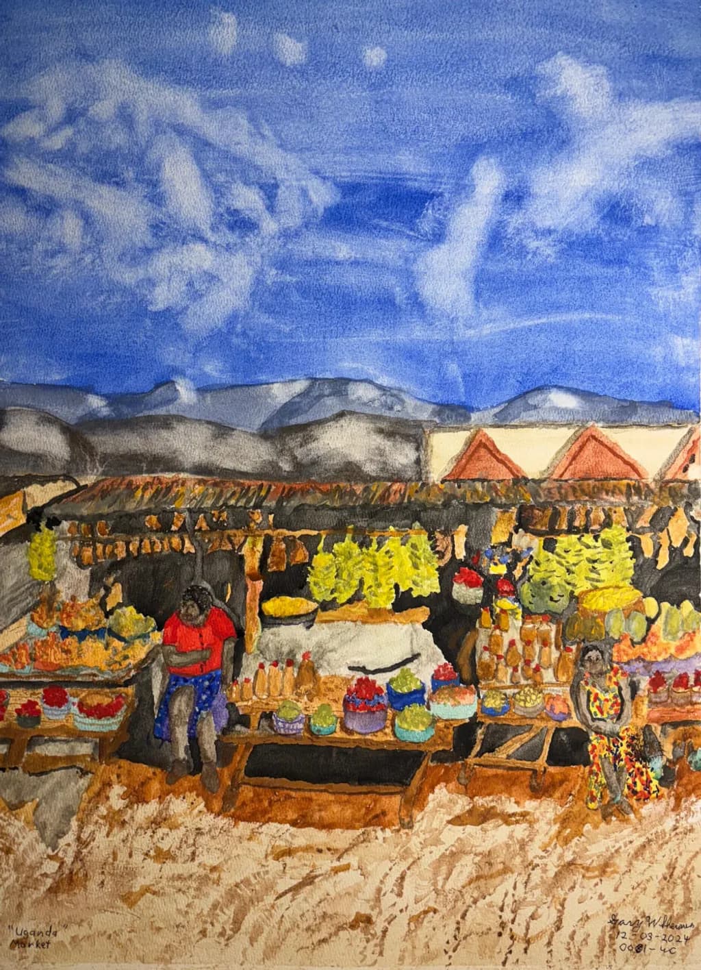 Uganda Market Scene