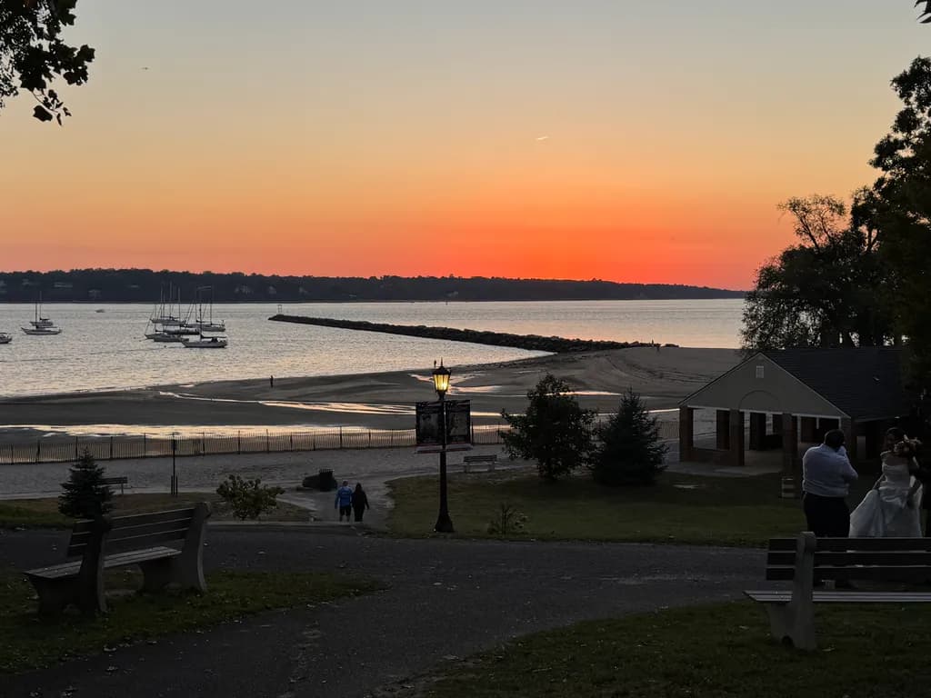 Sunset Serenade: A Tranquil Evening by the Shoreline