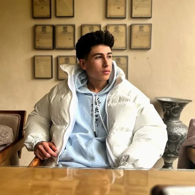 Urban Serenity: A Portrait of Contemplation in Modern Fashion