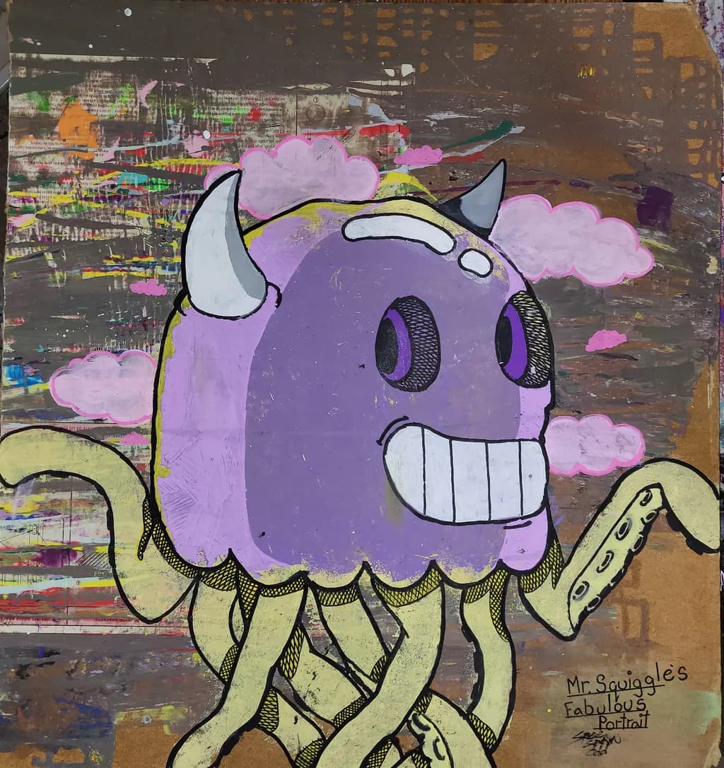 Mr Squiggle's Fabulous Portrait