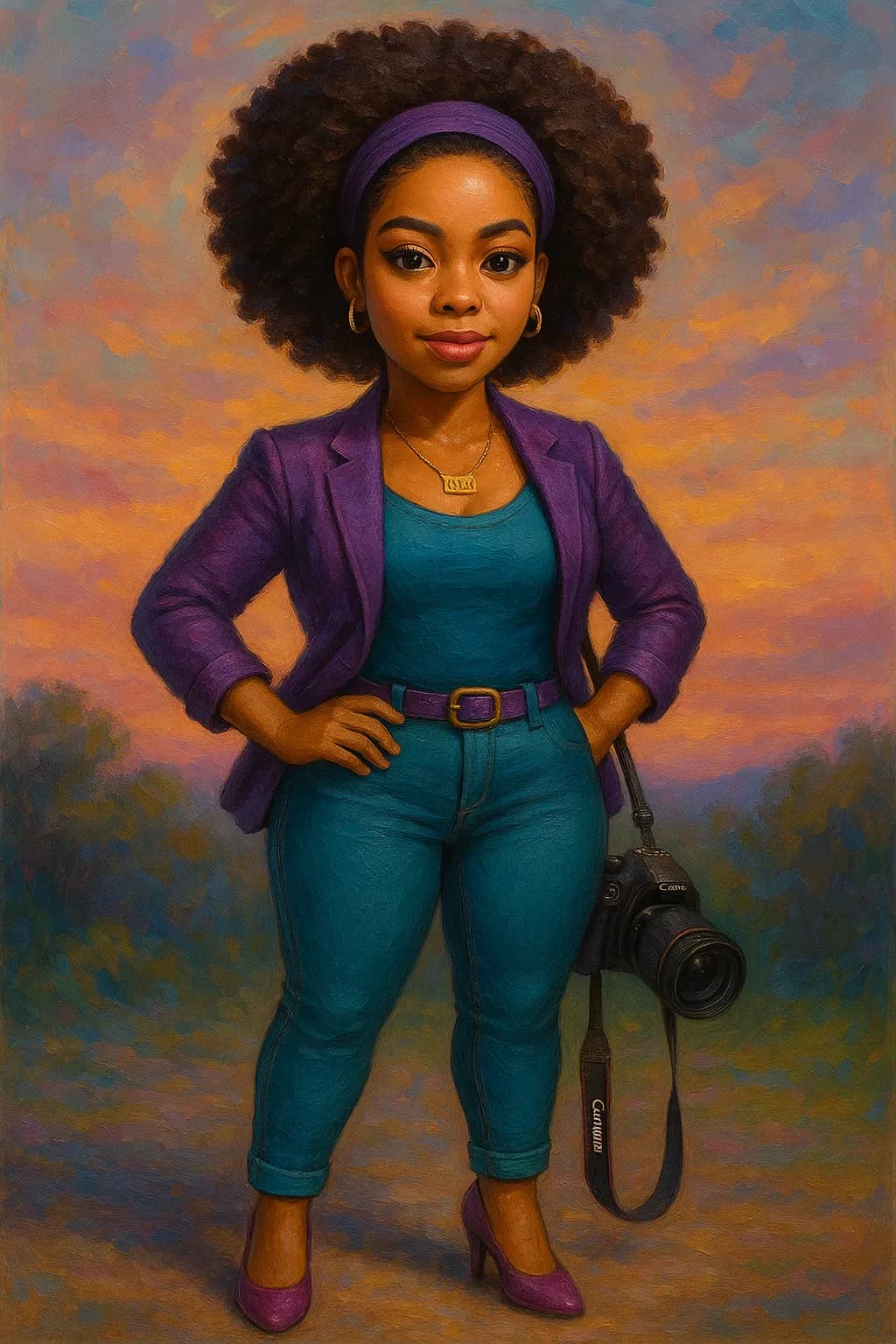 Empowered Vision: A Portrait of a Confident Photographer