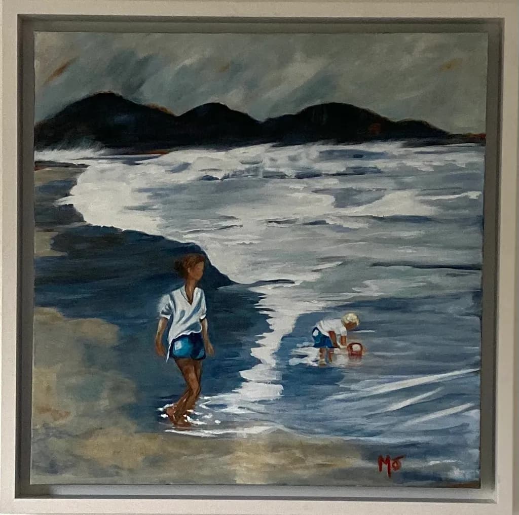Whispers of the Shore: A Serene Childhood by the Sea