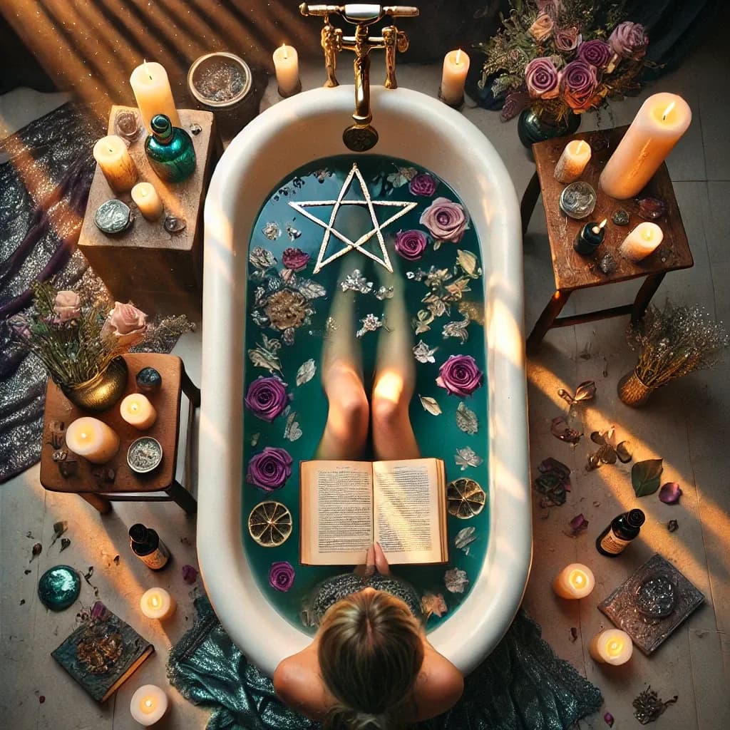Embrace the Sacred: A Ritual Bath of Flowers, Light, and Introspection