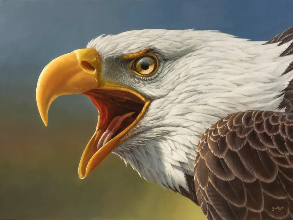 Majestic Call of the Bald Eagle: A Stunning Portrait of Nature's Majesty