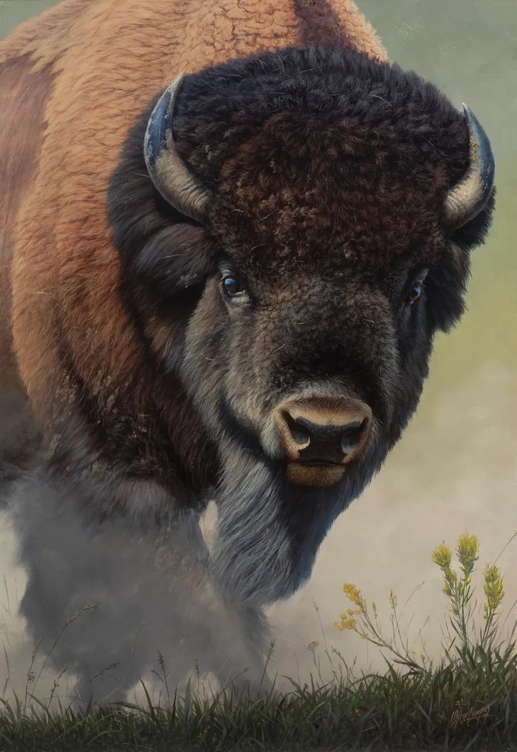Majestic Presence: The Spirit of the American Bison in Nature's Embrace